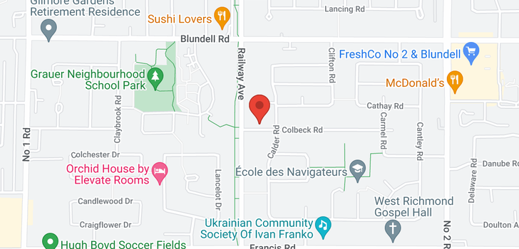 map of 5071 COLBECK ROAD